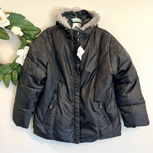 NWT Maxam Mountain Faux Fur Trimmed Puffer Jacket 2XL - Picture 6 of 14